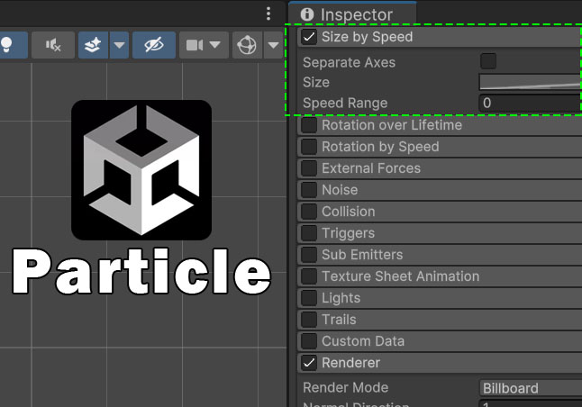 Size by Speed通过粒子速度影响大小详解-游戏特效案例库